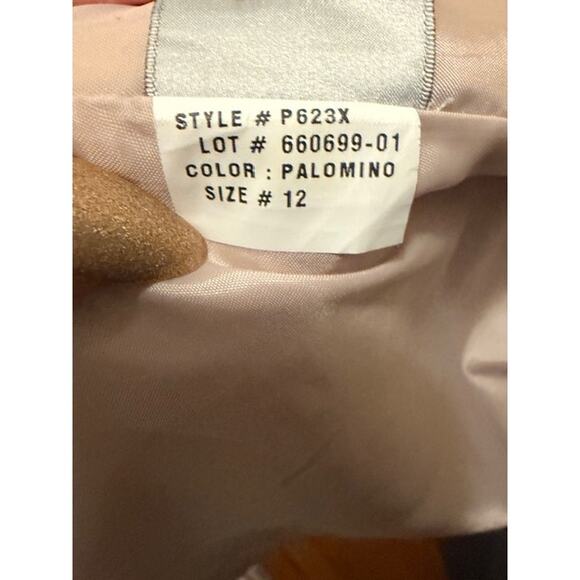 Preston & York Wool Blend Coat - Soft Beige/Tan - Size 12 - Picture 4 of 5